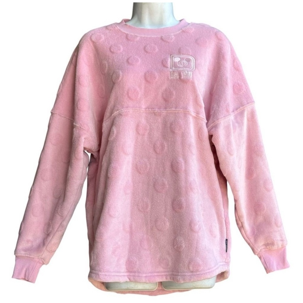 Walt Disney World Piglet Fuzzy Polka Dot Spirit Jersey Women’s XL Cozy